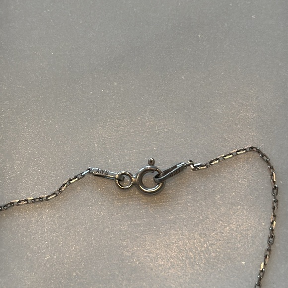 Sterling silver 925 stamped from Italy freshwater pearl cluster pendant 16“chain - Picture 6 of 7